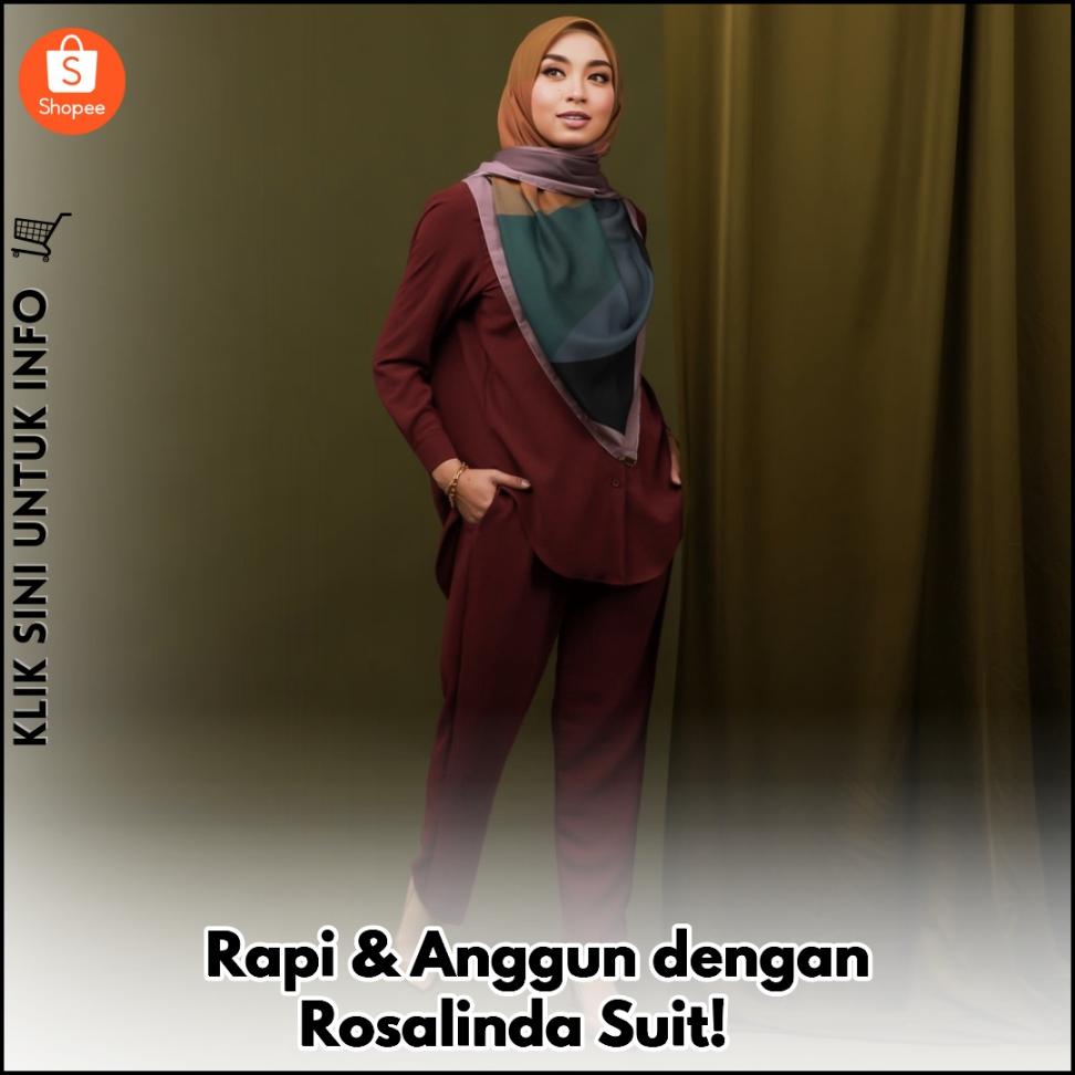 Rosalinda Suit – Anggun dalam Maroon Mewah