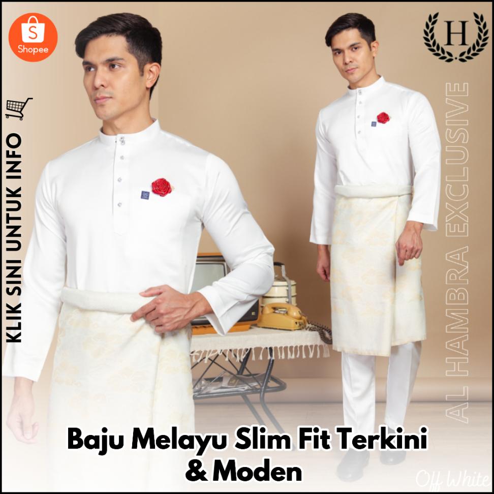 Baju Melayu Slim Fit Terkini & Moden