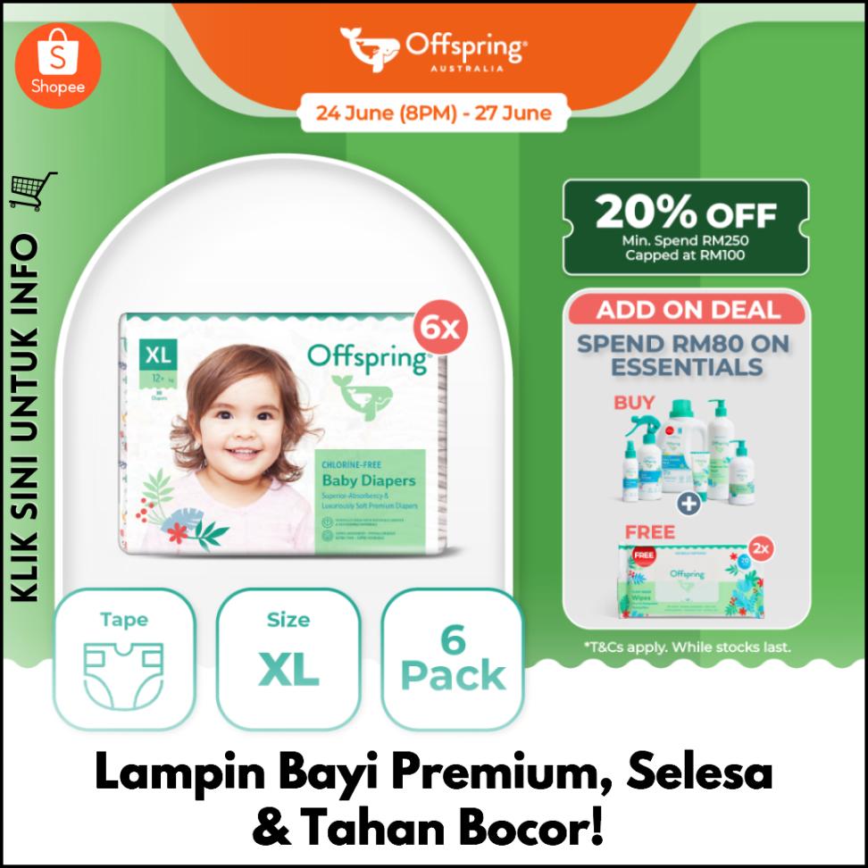 Lampin Bayi Premium, Selesa & Tahan Bocor!