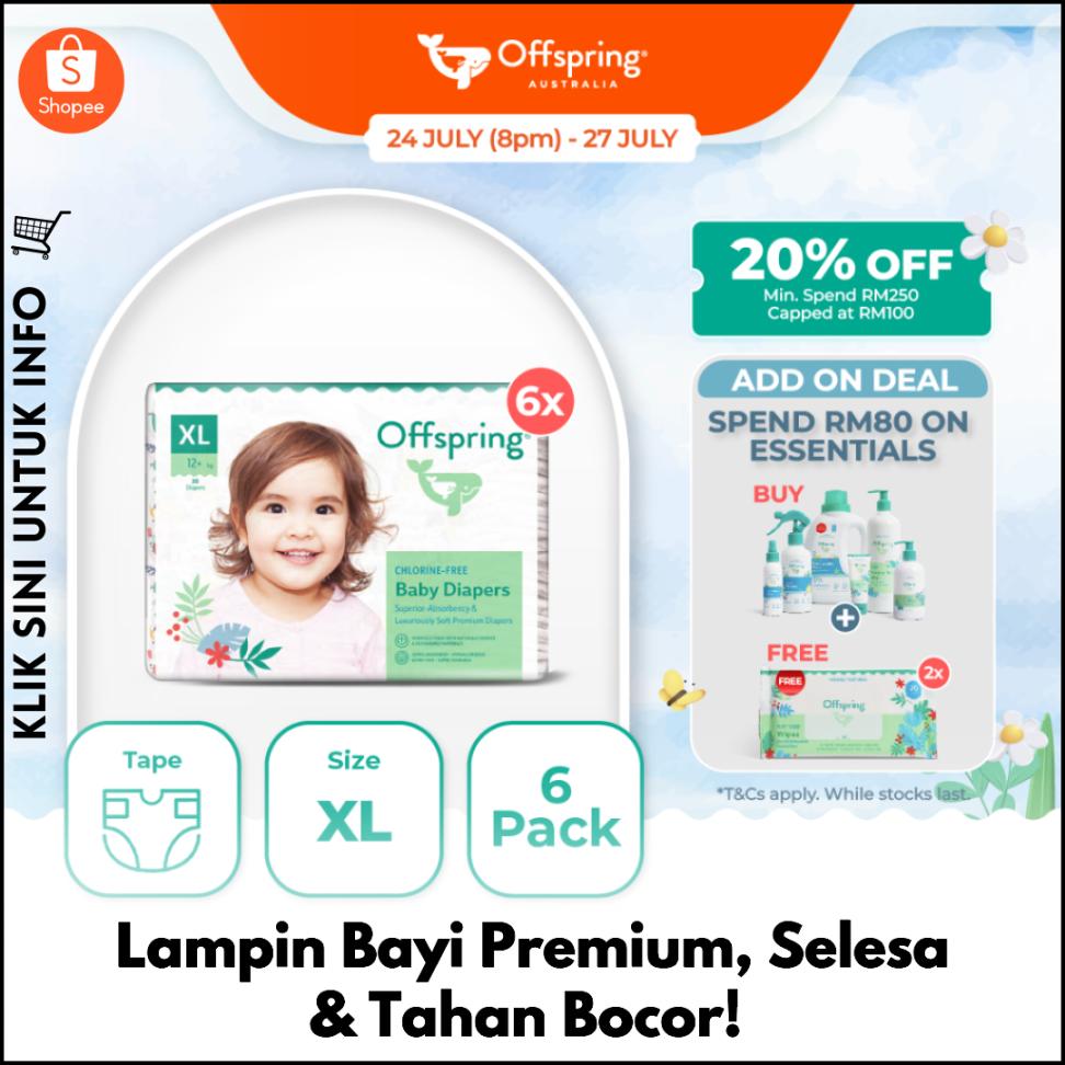 Lampin Bayi Premium, Selesa & Tahan Bocor!