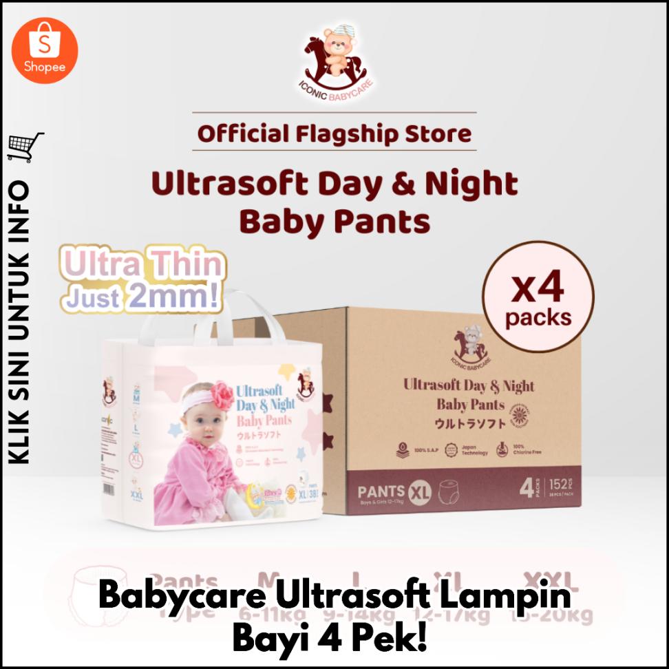 Babycare Ultrasoft Lampin Bayi 4 Pek!