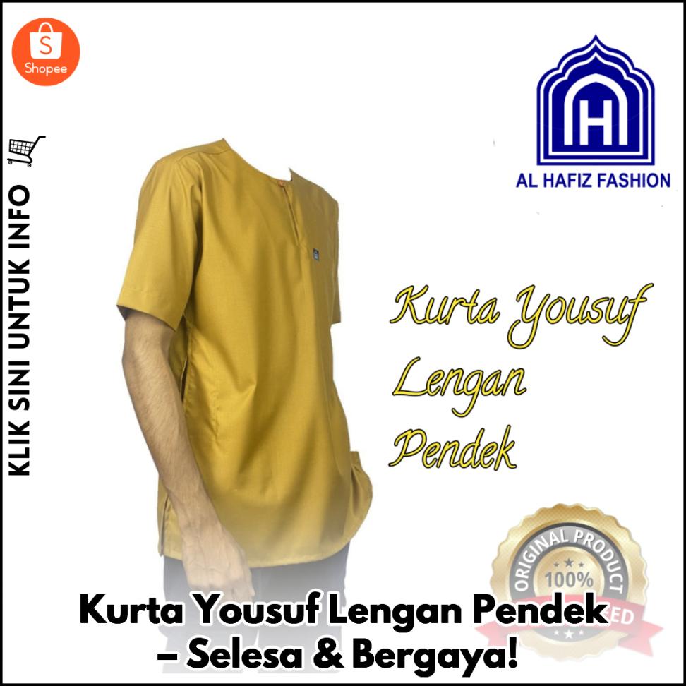 Kurta Yousuf Lengan Pendek – Selesa & Bergaya!
