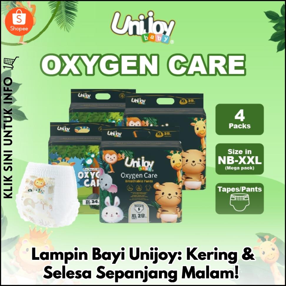 Lampin Bayi Unijoy: Kering & Selesa Sepanjang Malam!