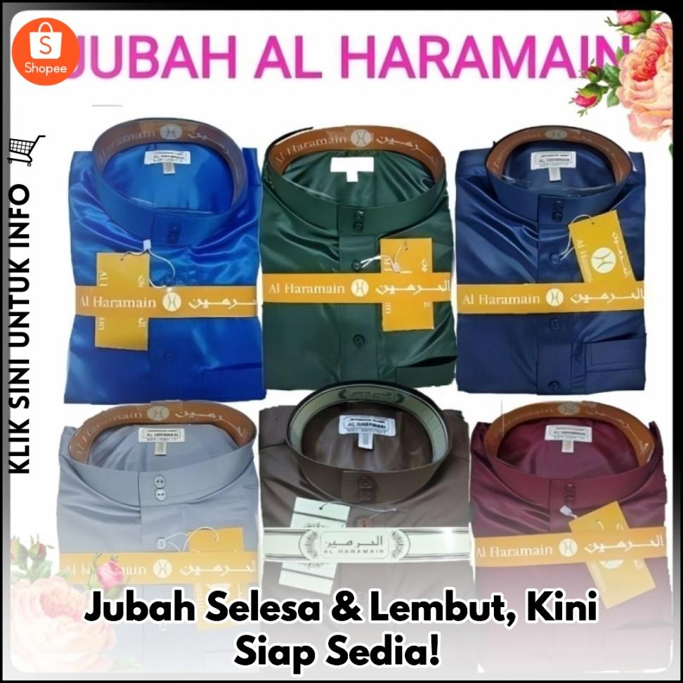 Jubah Selesa & Lembut, Kini Siap Sedia!