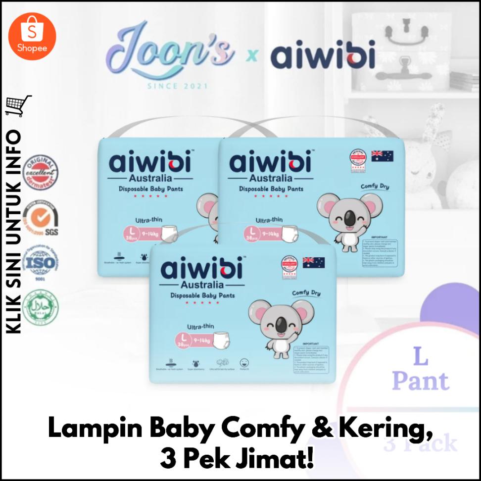 Lampin Baby Comfy & Kering, 3 Pek Jimat!