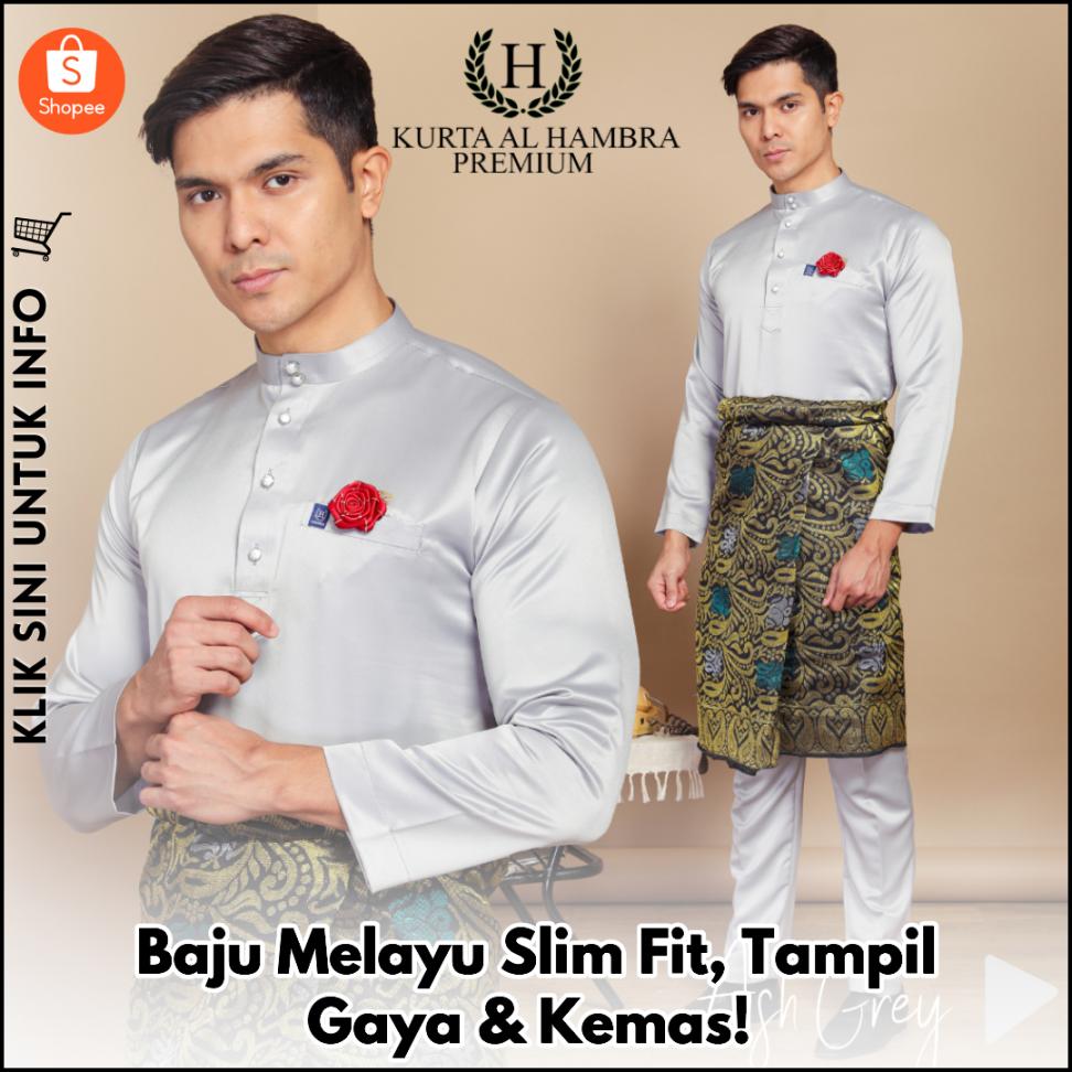 Baju Melayu Slim Fit, Tampil Gaya & Kemas!