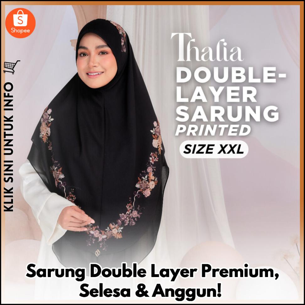 Sarung Double Layer Premium, Selesa & Anggun!