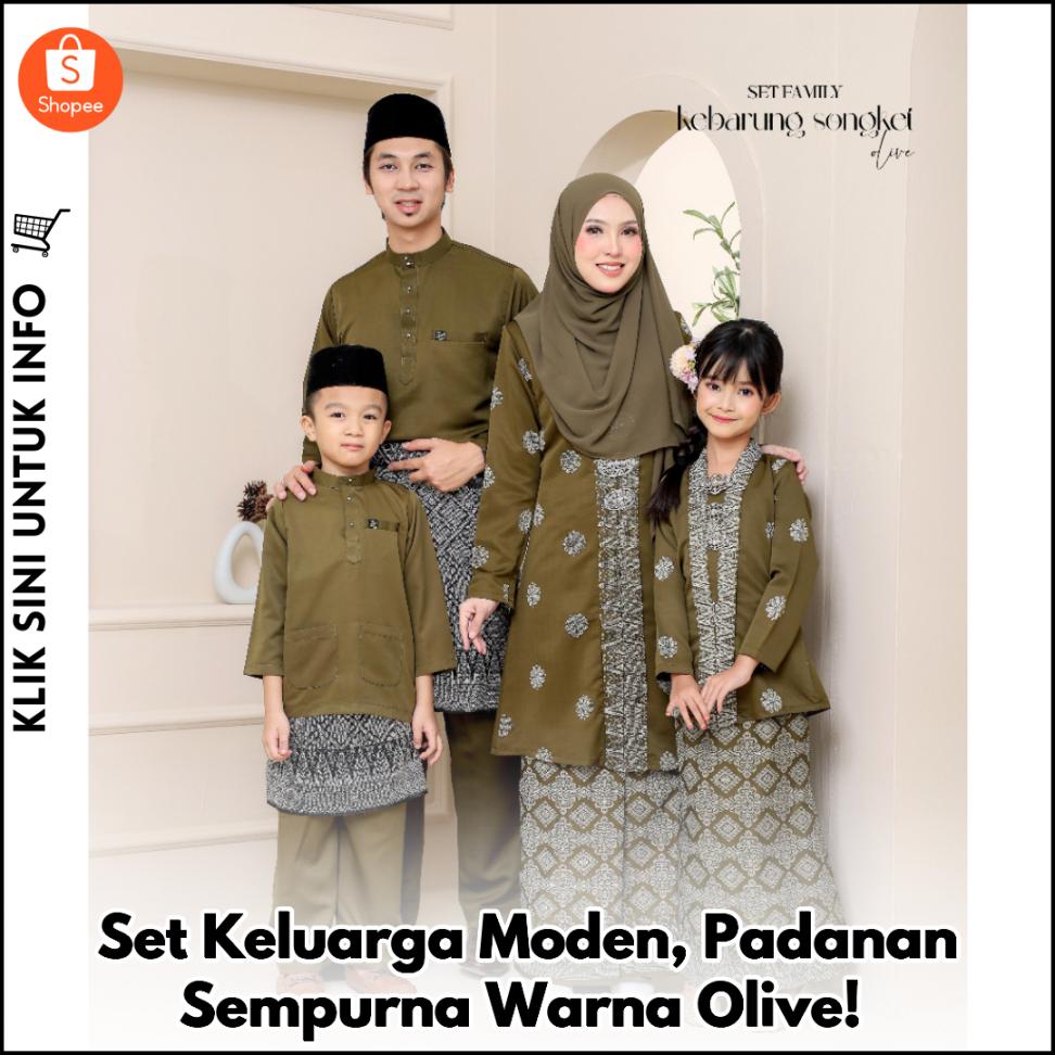 Set Keluarga Moden, Padanan Sempurna Warna Olive!