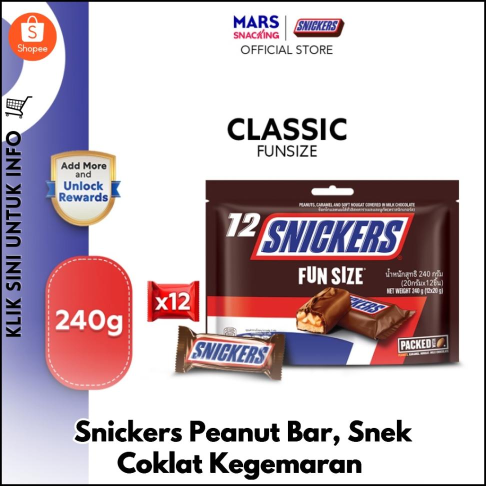Snickers Peanut Bar, Snek Coklat Kegemaran