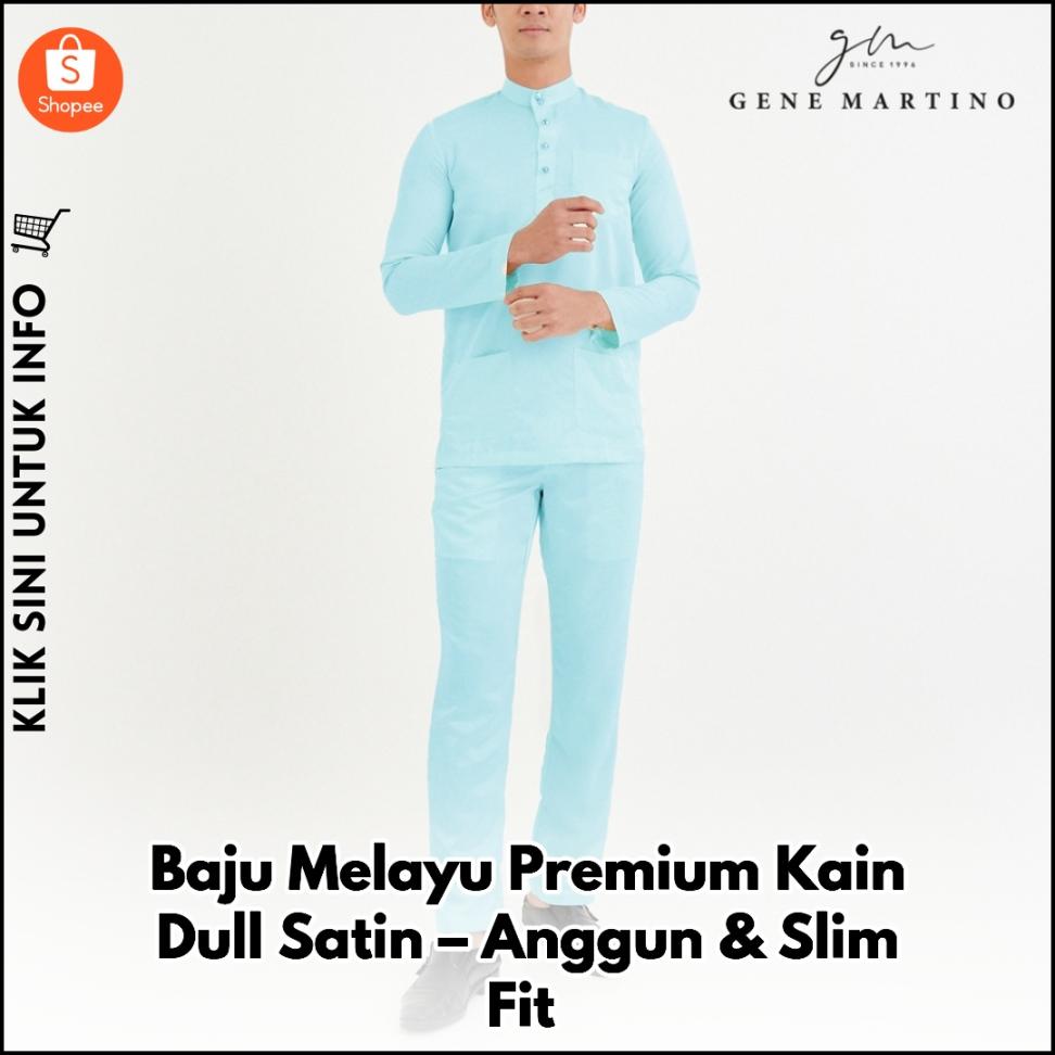Baju Melayu Premium Kain Dull Satin – Anggun & Slim Fit