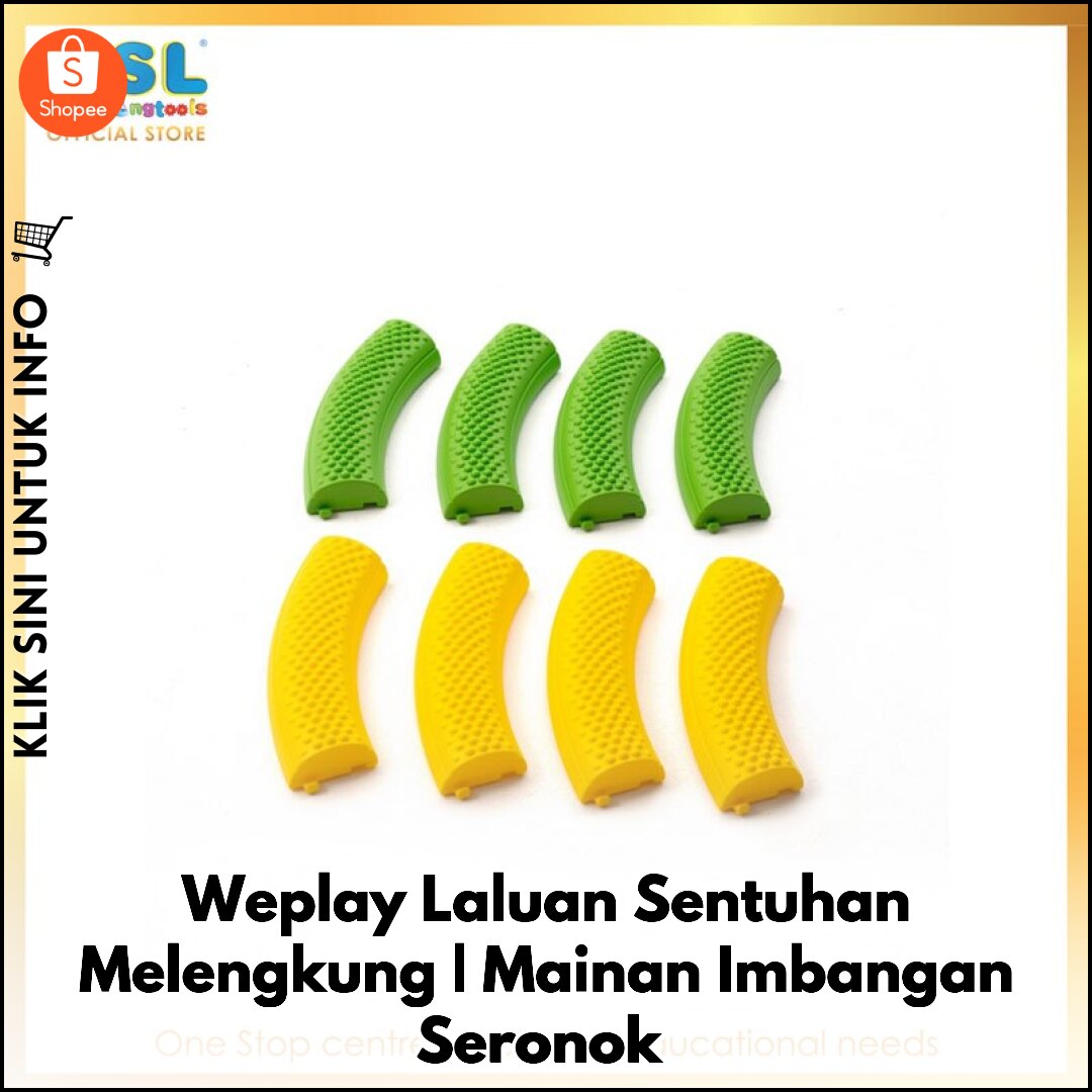 Weplay Laluan Sentuhan Melengkung | Mainan Imbangan Seronok