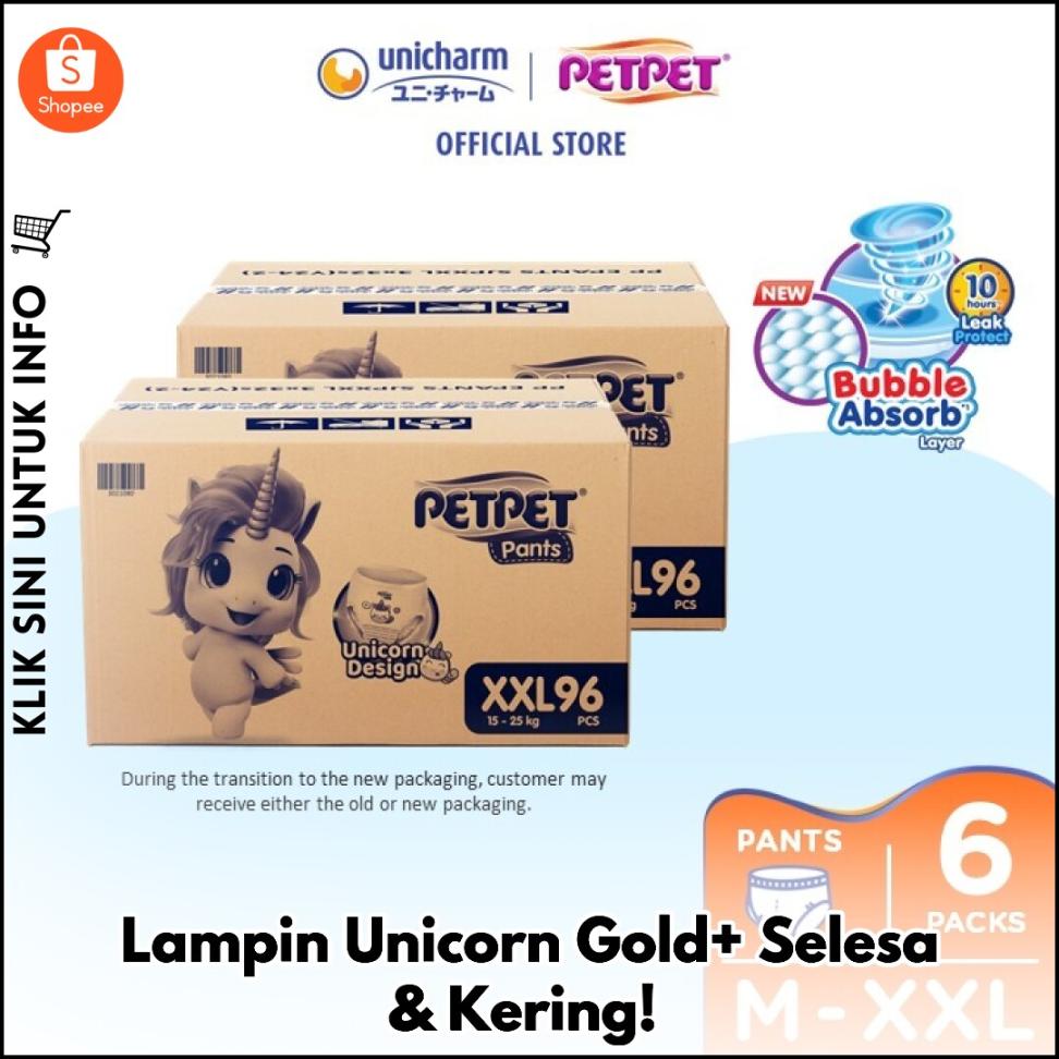Lampin Unicorn Gold+ Selesa & Kering!