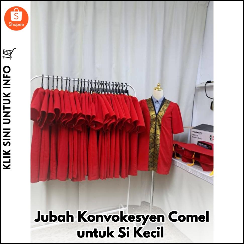 Jubah & Topi Konvokesyen Comel untuk Anak Tabika!