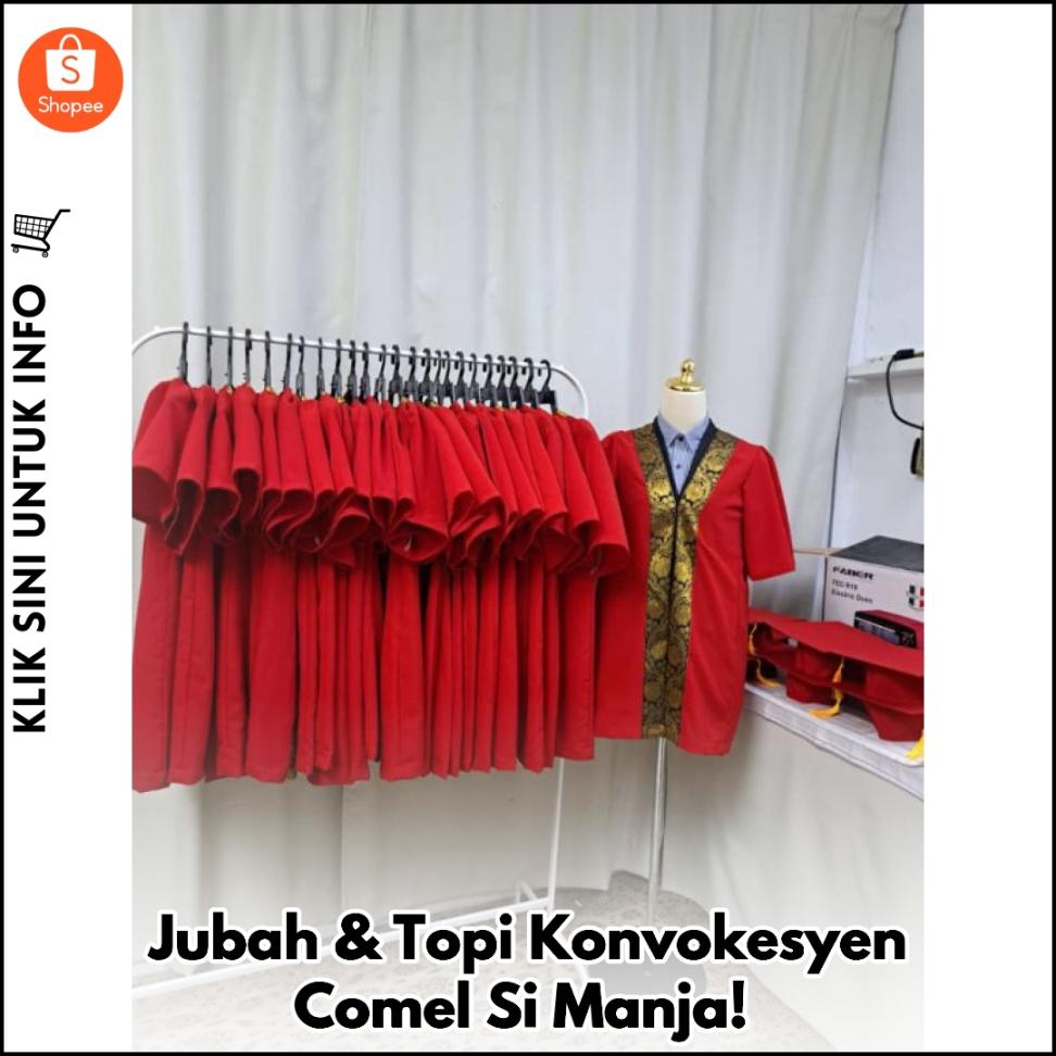 Jubah & Topi Konvokesyen Comel Si Manja!