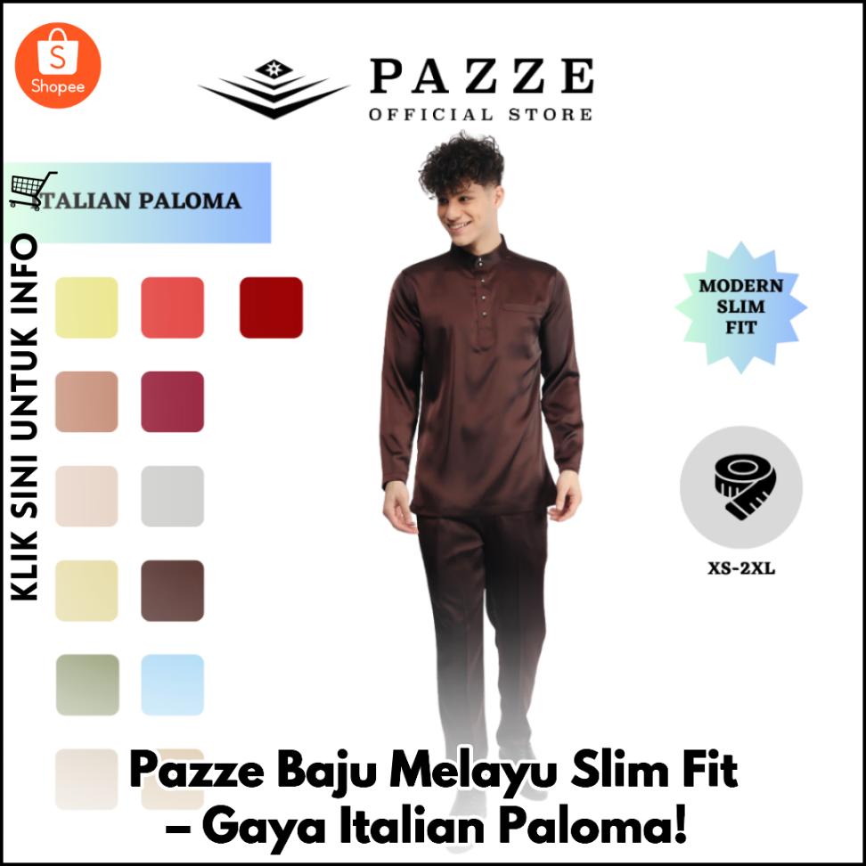 Pazze Baju Melayu Slim Fit – Gaya Italian Paloma!