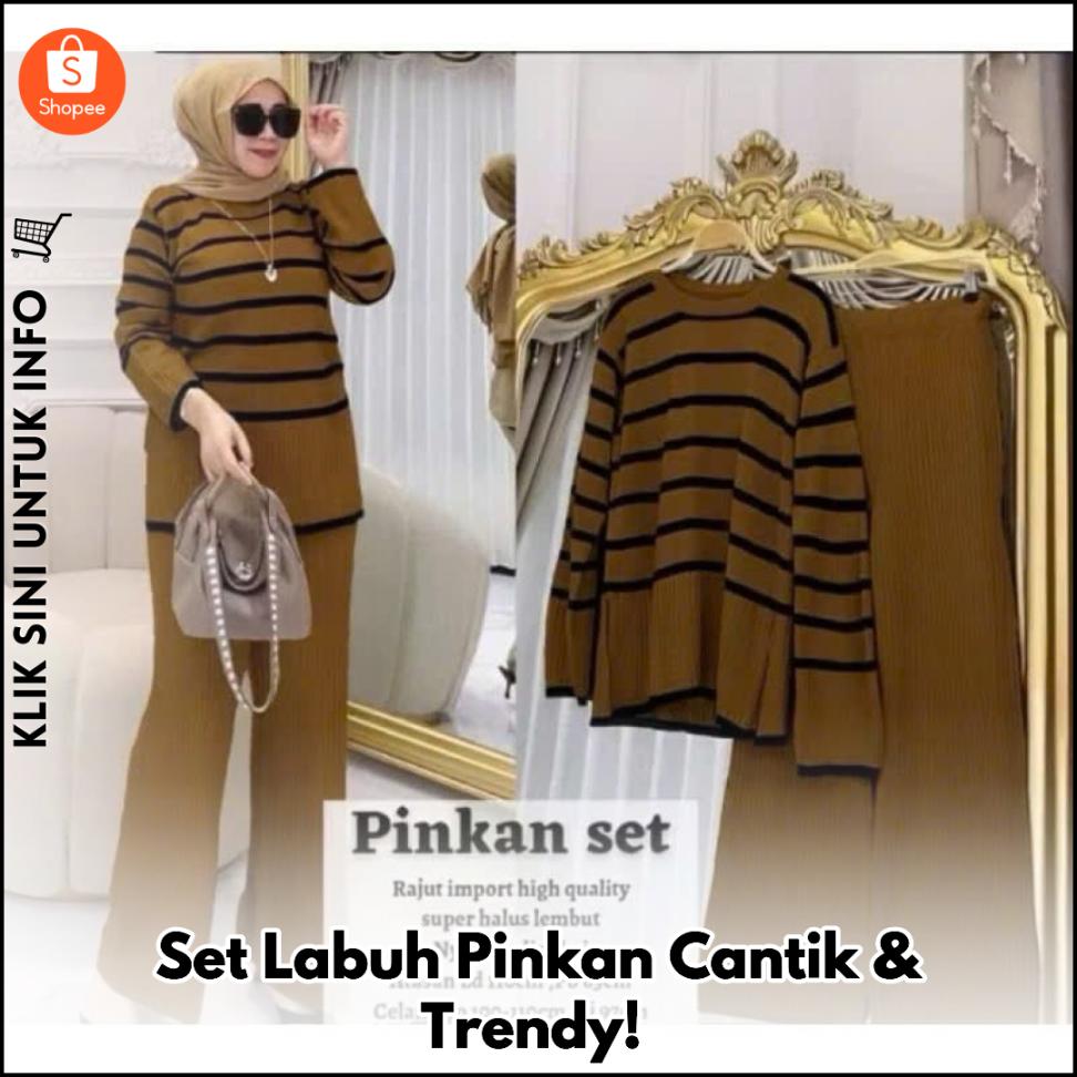 Set Labuh Pinkan Cantik & Trendy!