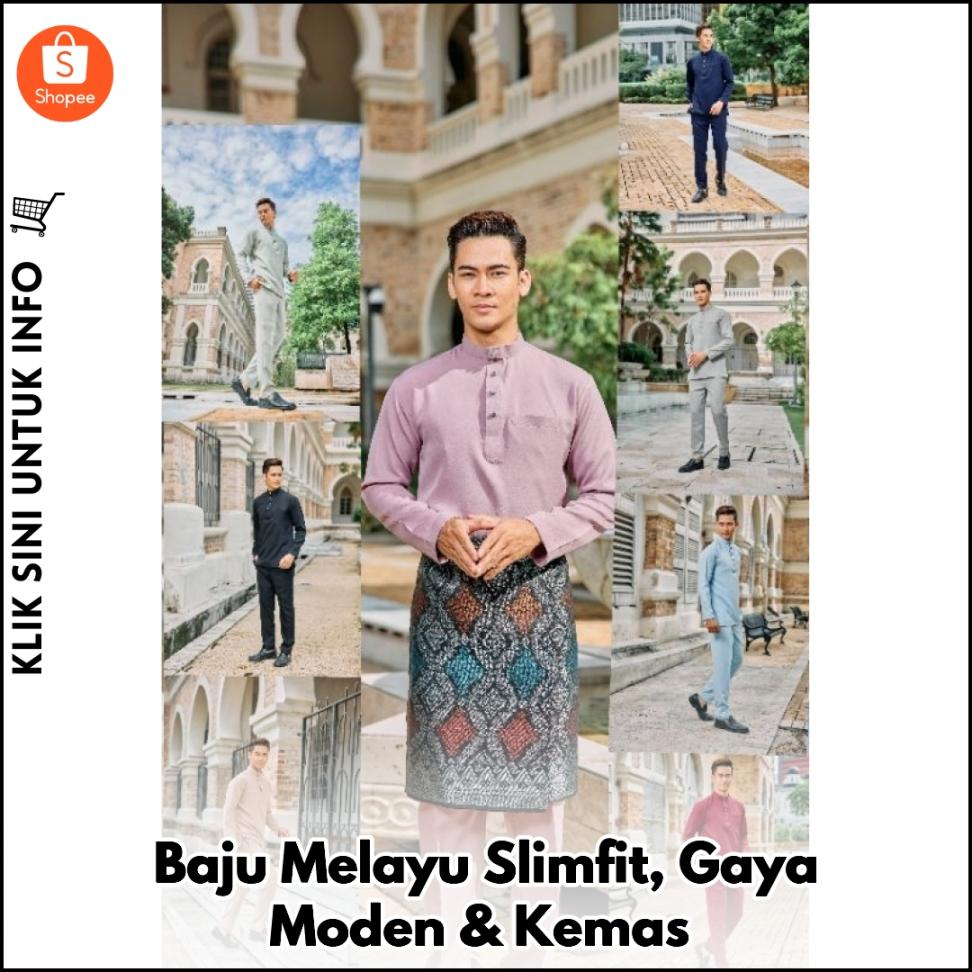 Baju Melayu Slimfit, Gaya Moden & Kemas