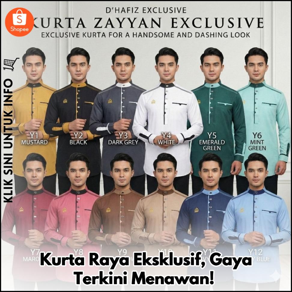 Kurta Raya Eksklusif, Gaya Terkini Menawan!