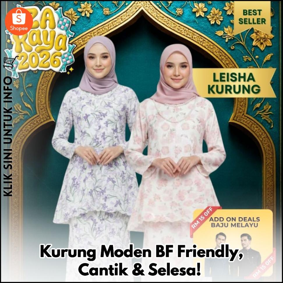 Kurung Moden BF Friendly, Cantik & Selesa!