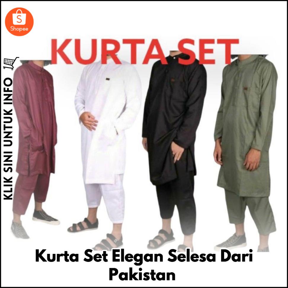 Kurta Set Elegan Selesa Dari Pakistan