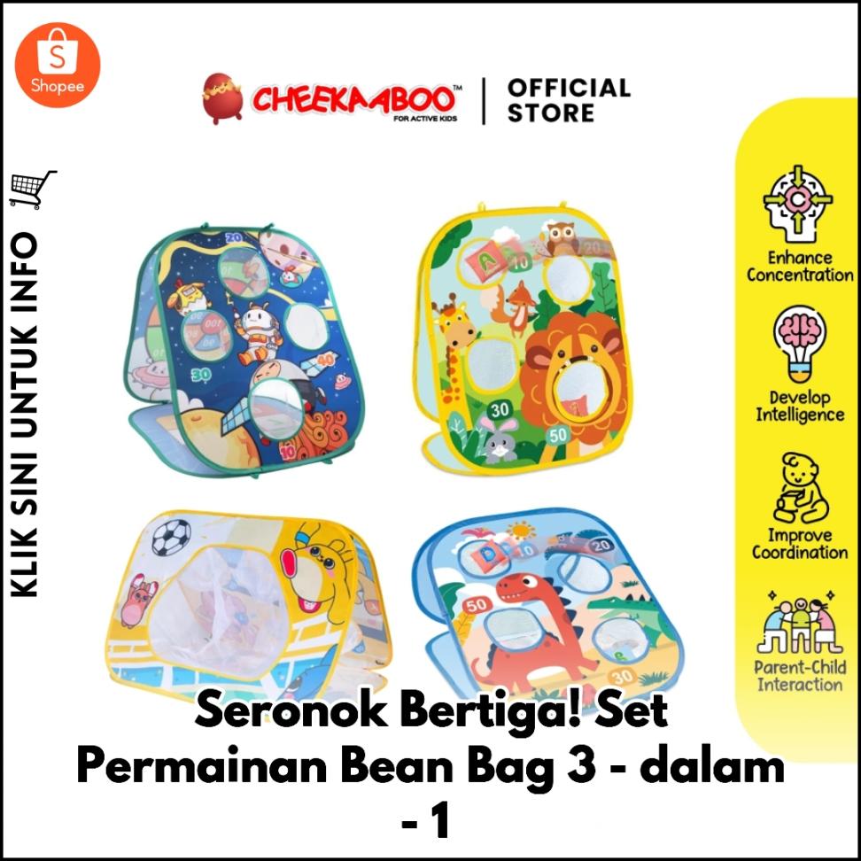 3 dalam 1 Permainan Bean Bag Seronok untuk Anak!