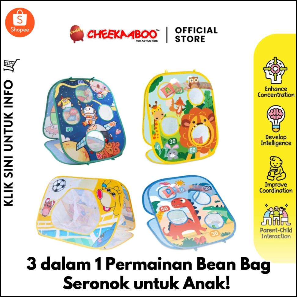 3 dalam 1 Permainan Bean Bag Seronok untuk Anak!