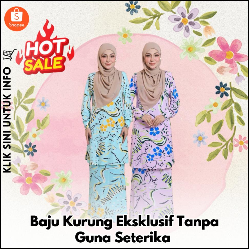 Baju Kurung Eksklusif Tanpa Guna Seterika
