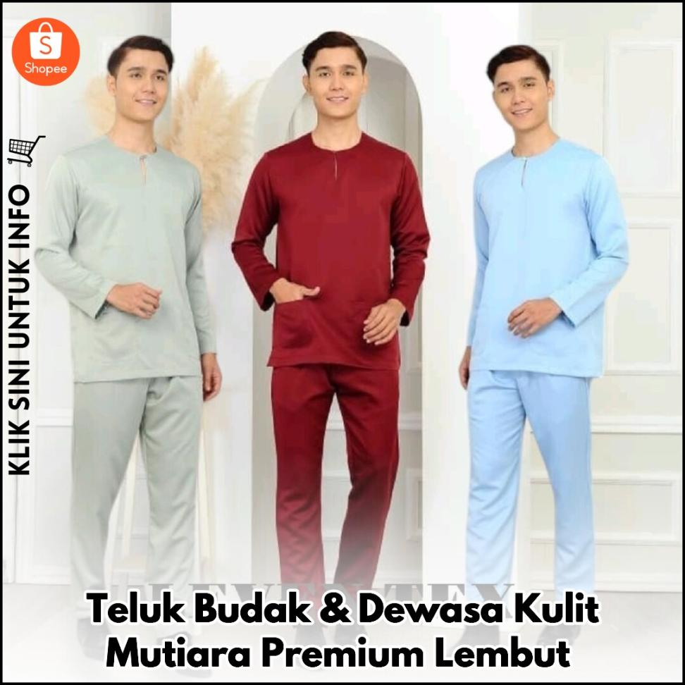 Teluk Budak & Dewasa Kulit Mutiara Premium Lembut