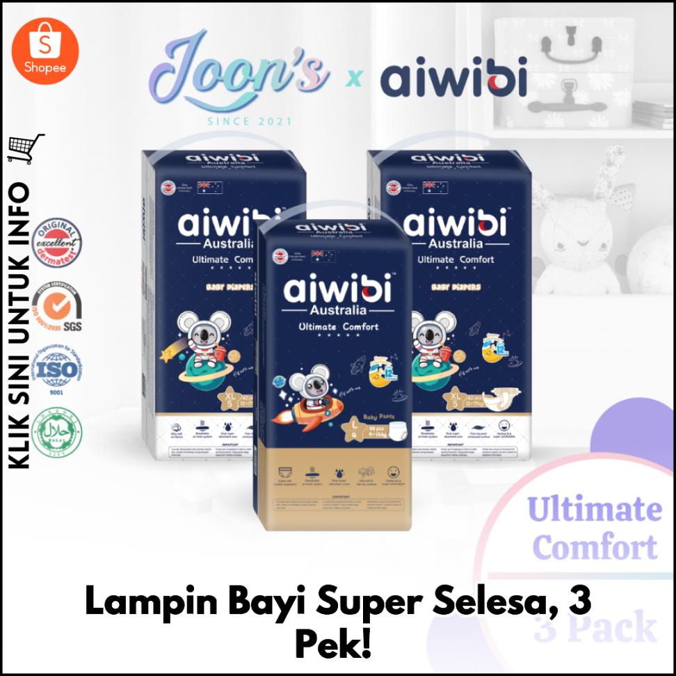 Lampin Bayi Super Selesa, 3 Pek!