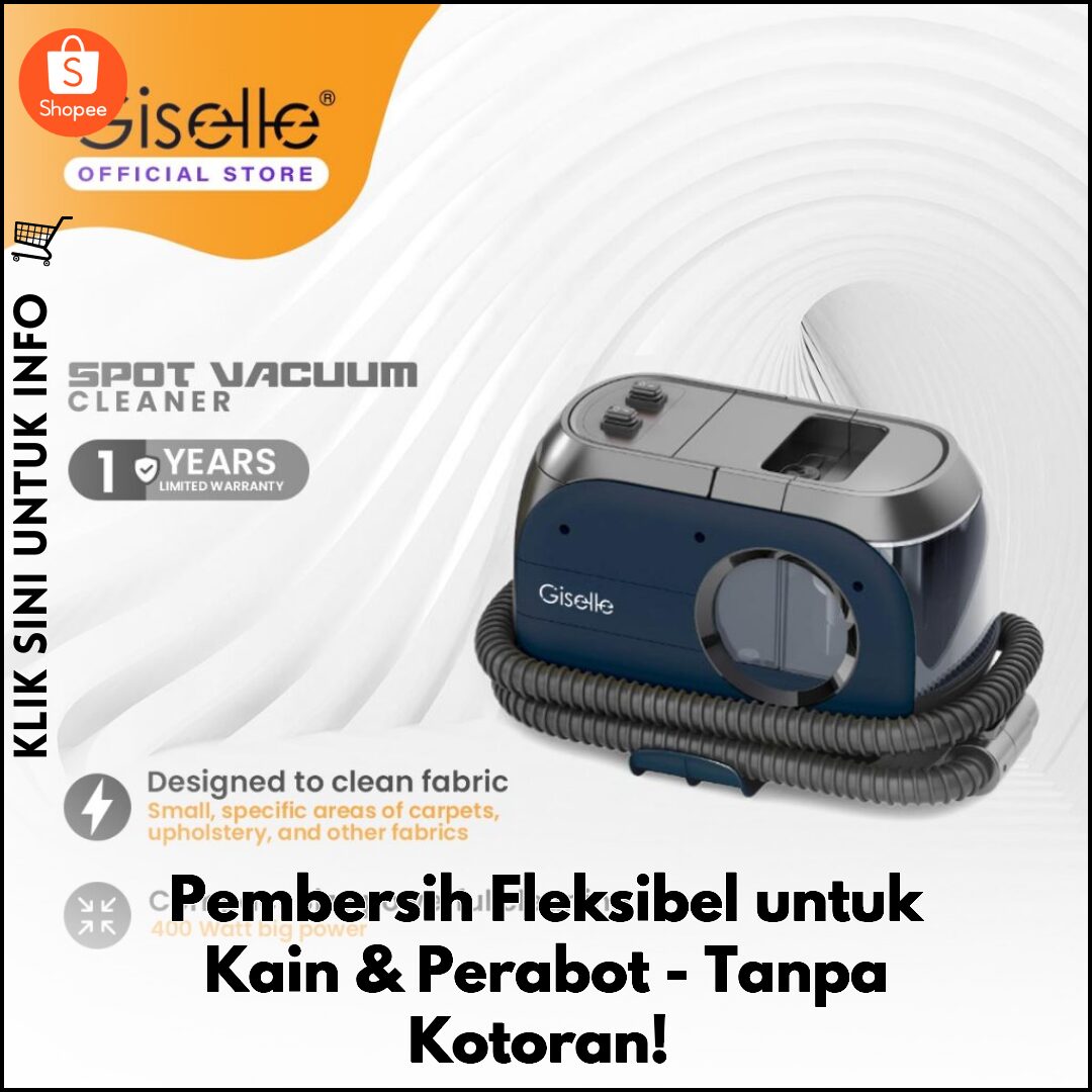 Pembersih Fleksibel untuk Kain & Perabot - Tanpa Kotoran!