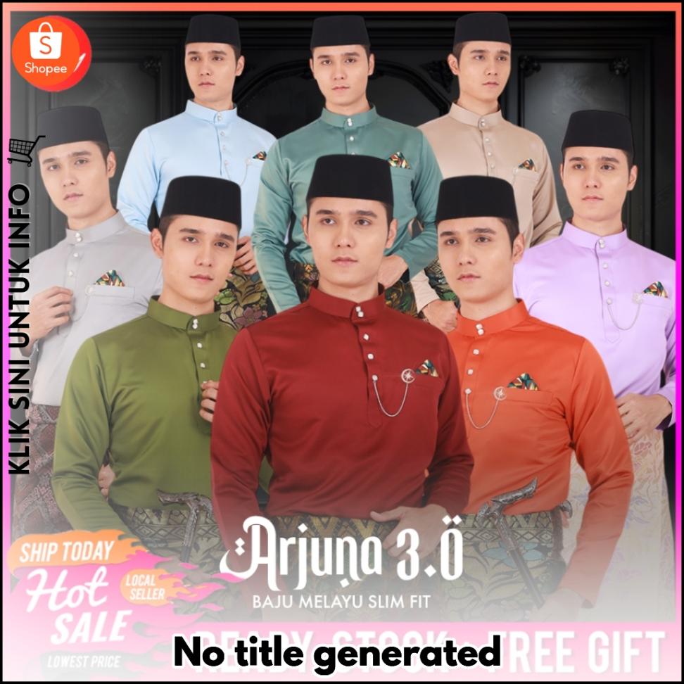 Baju Melayu Premium, Potongan Slim Fit Yang Anggun