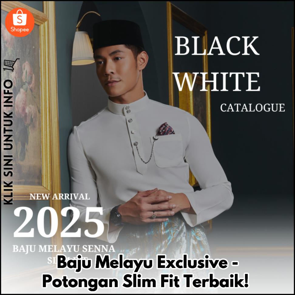 Baju Melayu Exclusive - Potongan Slim Fit Terbaik!