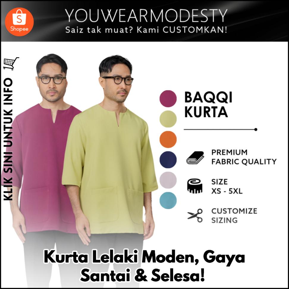 Kurta Lelaki Moden, Gaya Santai & Selesa!