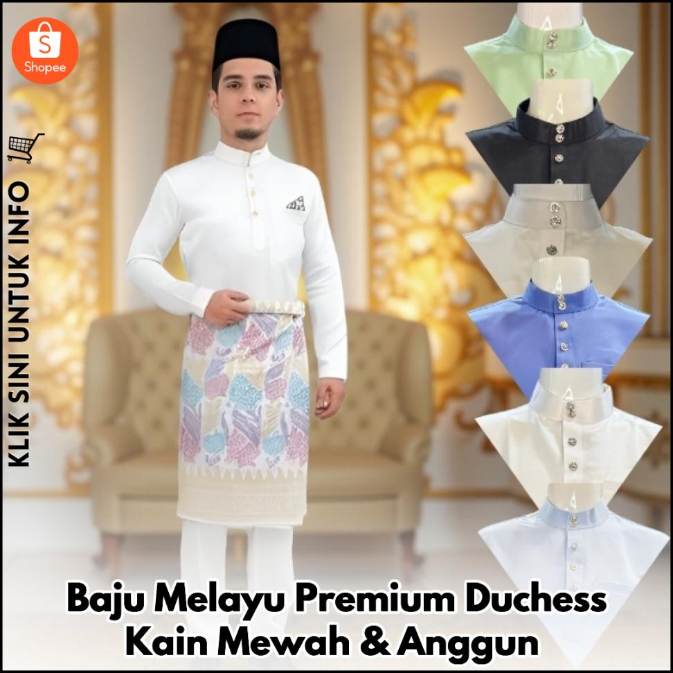 Baju Melayu Premium Duchess Kain Mewah & Anggun
