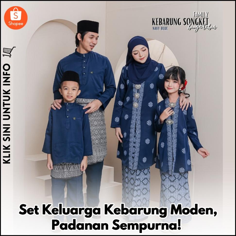 Set Keluarga Kebarung Moden, Padanan Sempurna!