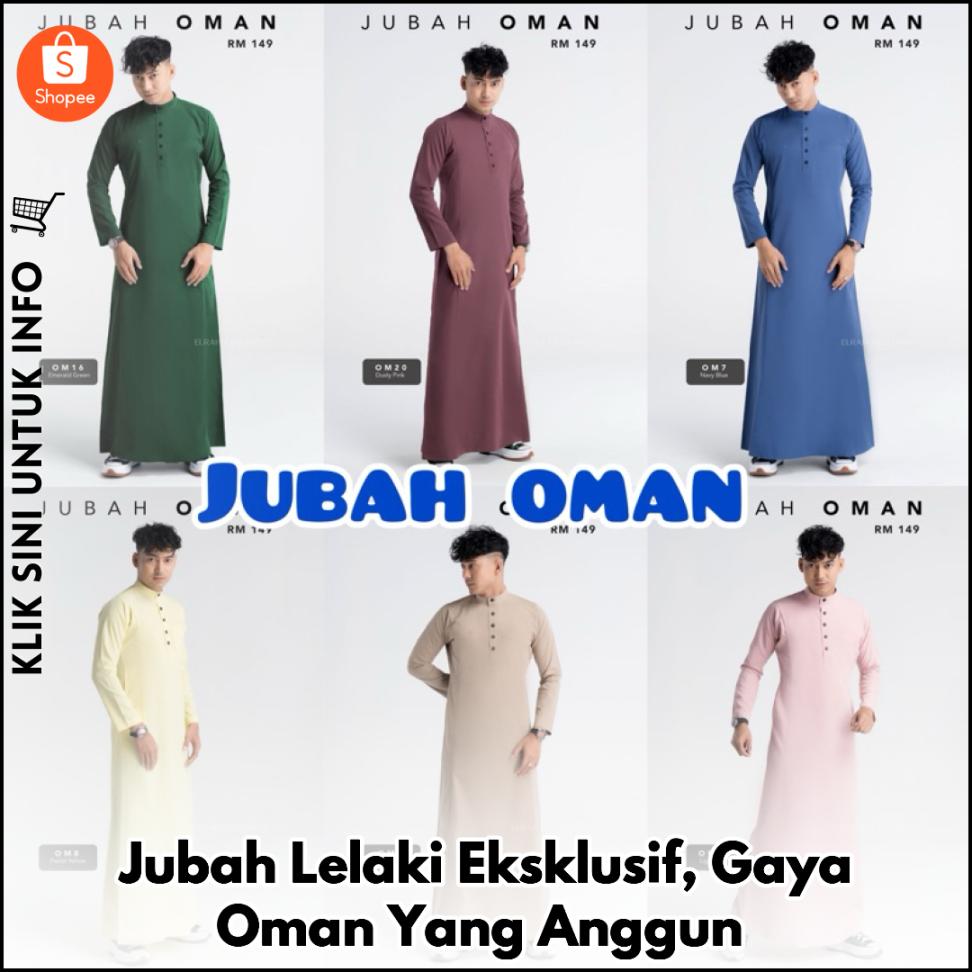 Jubah Lelaki Eksklusif, Gaya Oman Yang Anggun