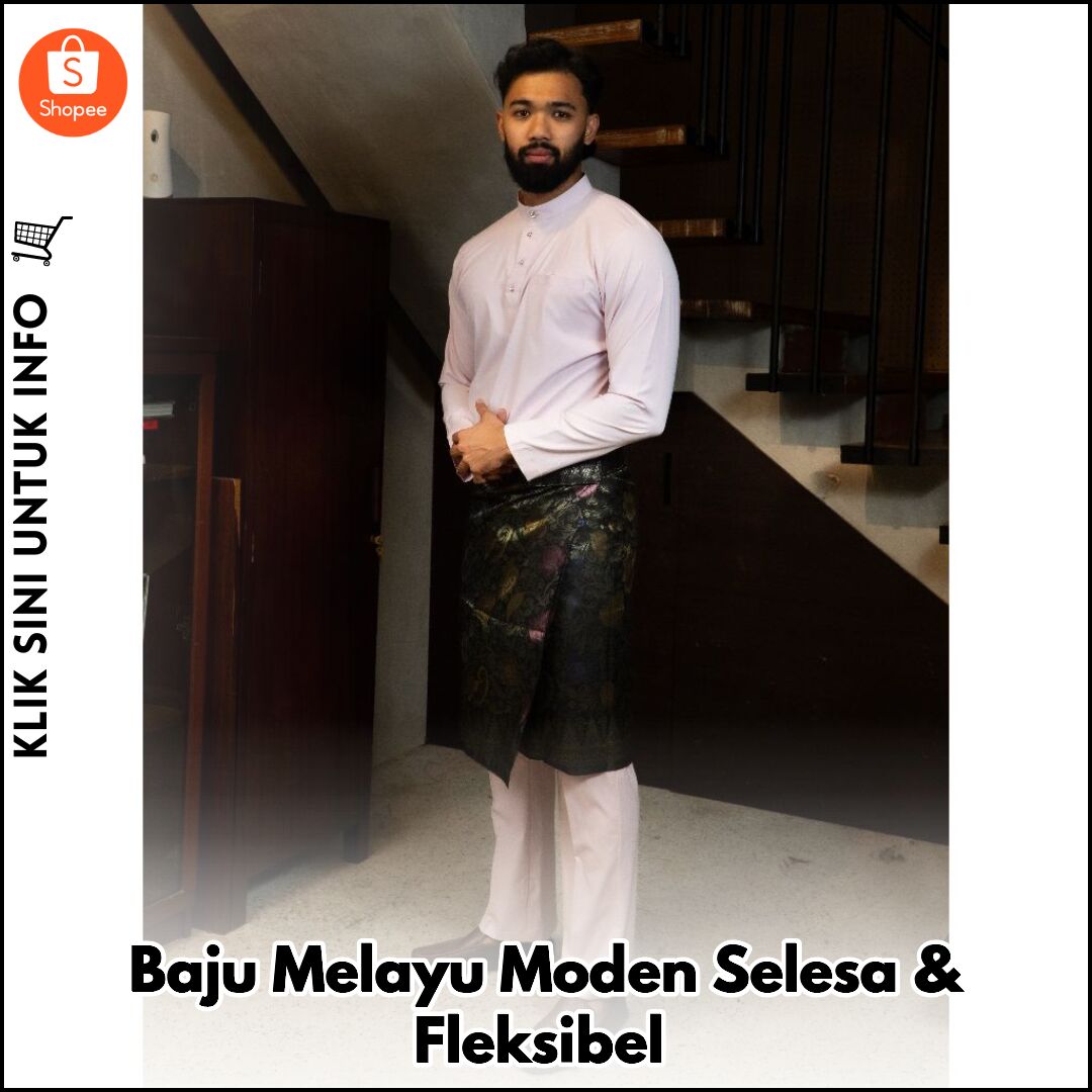 Baju Melayu Modern Flex, Selesa dan Stretch!
