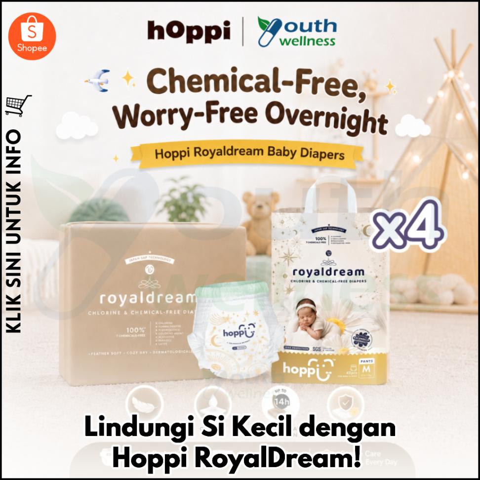 Lindungi Si Kecil dengan Hoppi RoyalDream!