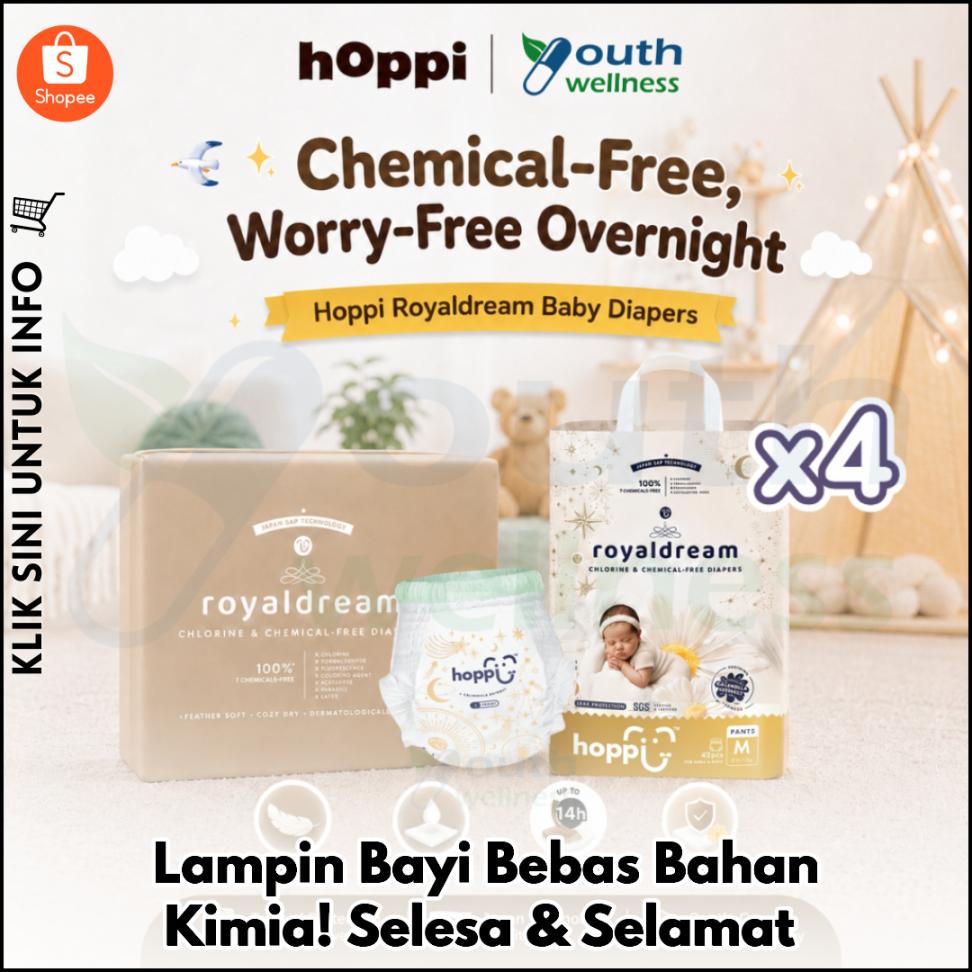 Lampin Bayi Bebas Bahan Kimia! Selesa & Selamat