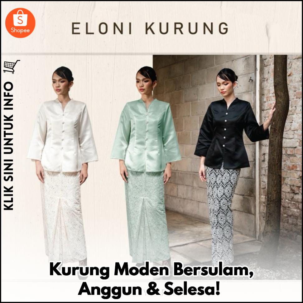 Kurung Moden Bersulam, Anggun & Selesa!