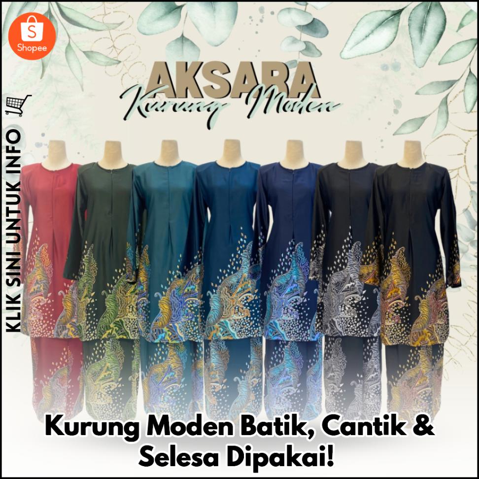 Kurung Moden Batik, Cantik & Selesa Dipakai!