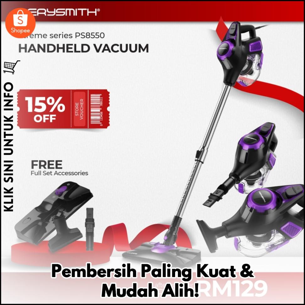 Pembersih Vakum Mudah Alih, Kuat & Pantas!