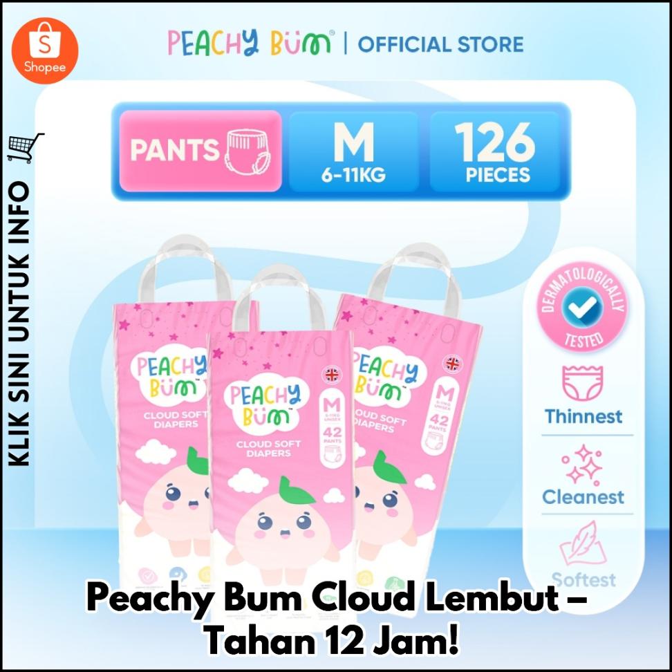 Peachy Bum Cloud Lembut – Tahan 12 Jam!