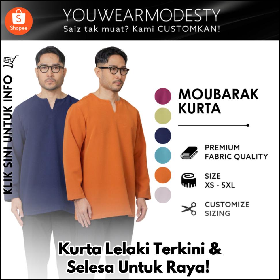 Kurta Lelaki Terkini & Selesa Untuk Raya!