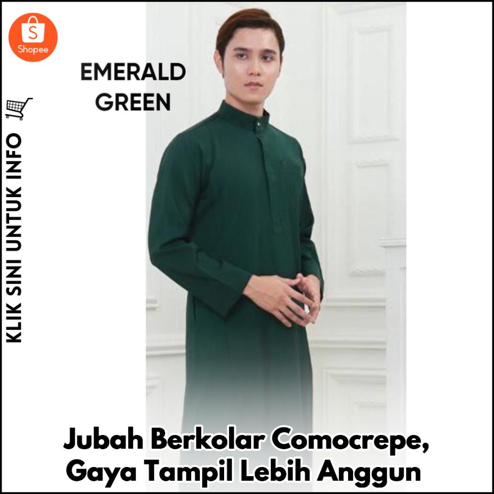 Jubah Berkolar Comocrepe, Gaya Tampil Lebih Anggun