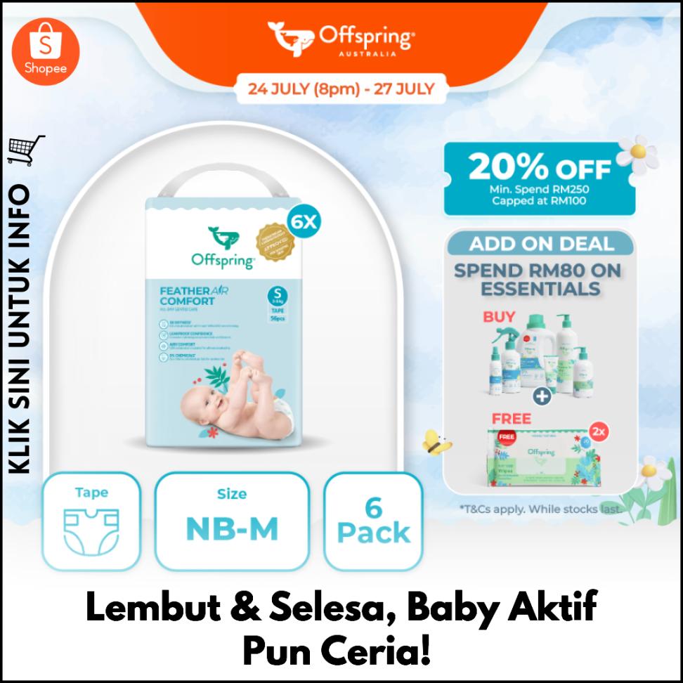 Lembut & Selesa, Baby Aktif Pun Ceria!