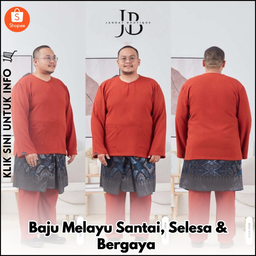 Baju Melayu Santai, Selesa & Bergaya