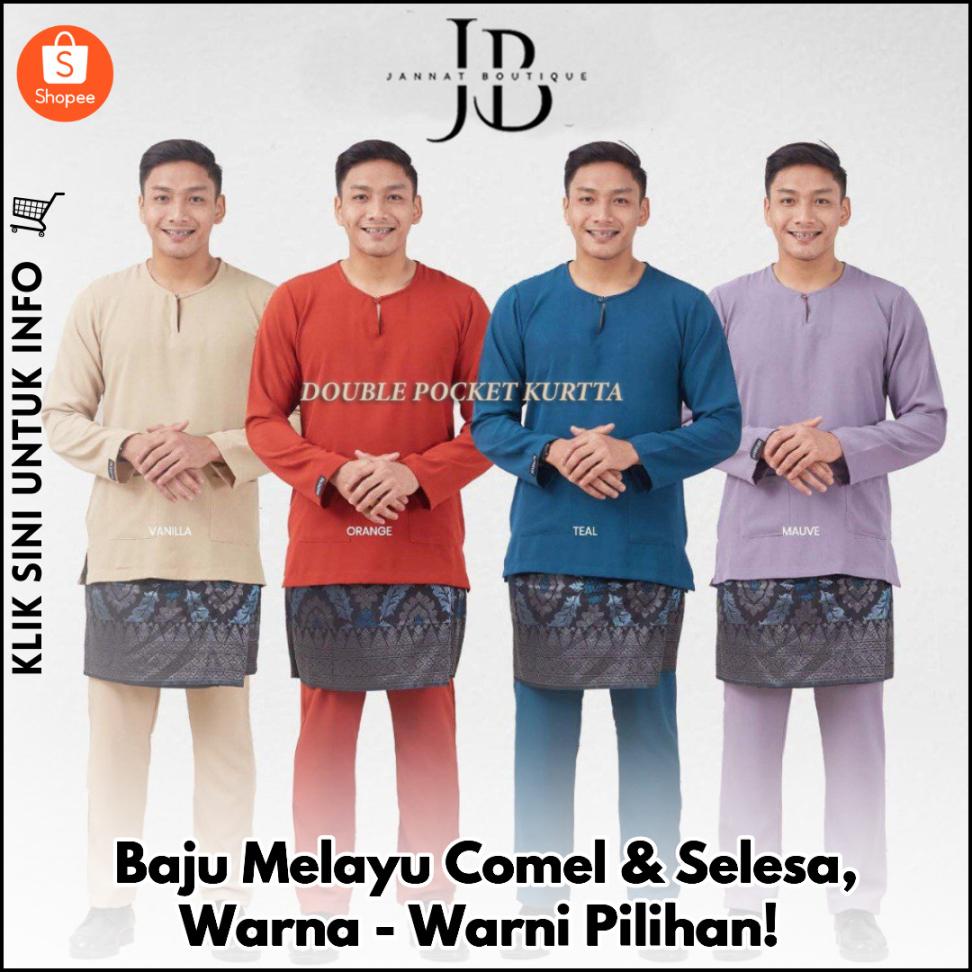 Baju Melayu Comel & Selesa, Warna-Warni Pilihan!