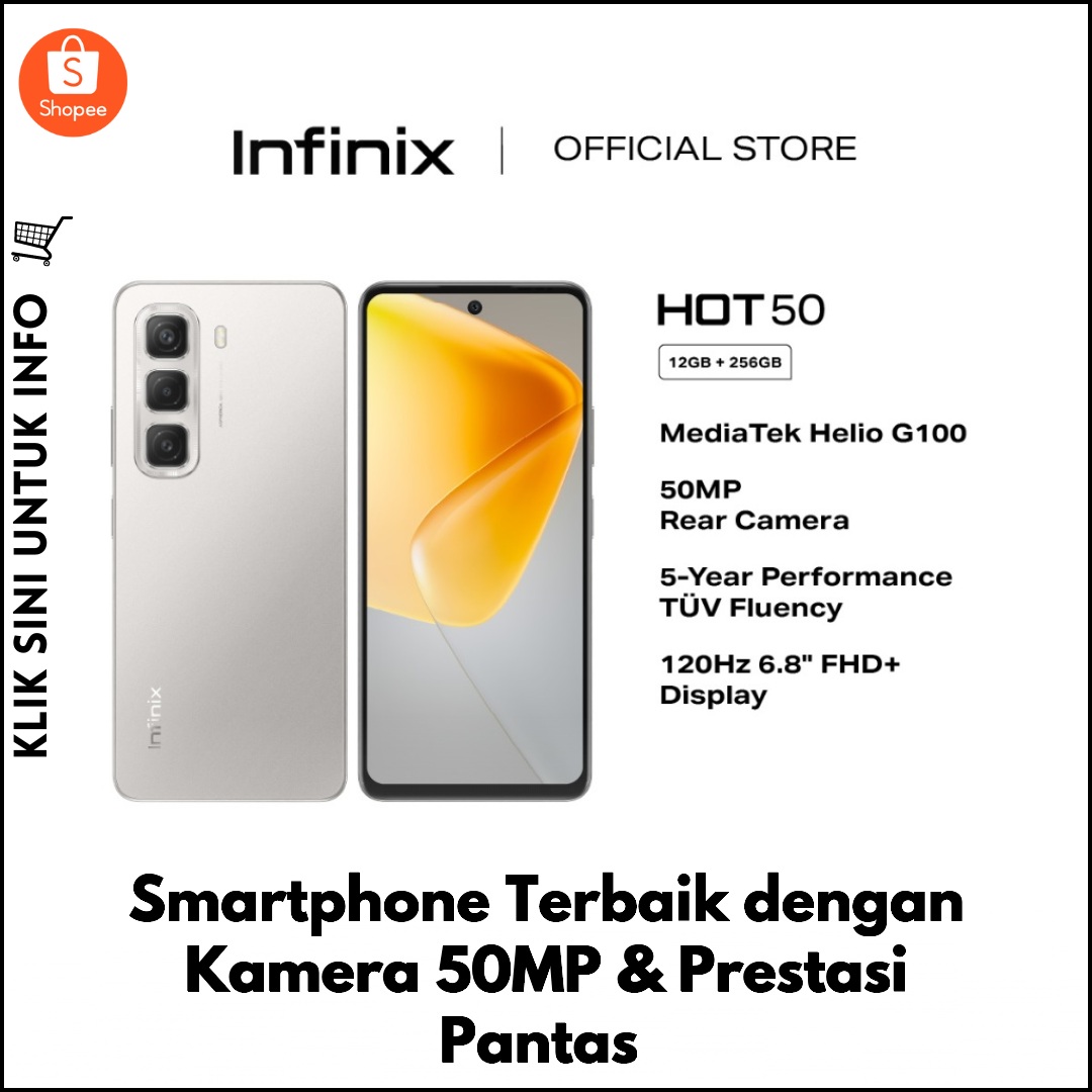 Smartphone Terbaik dengan Kamera 50MP & Prestasi Pantas