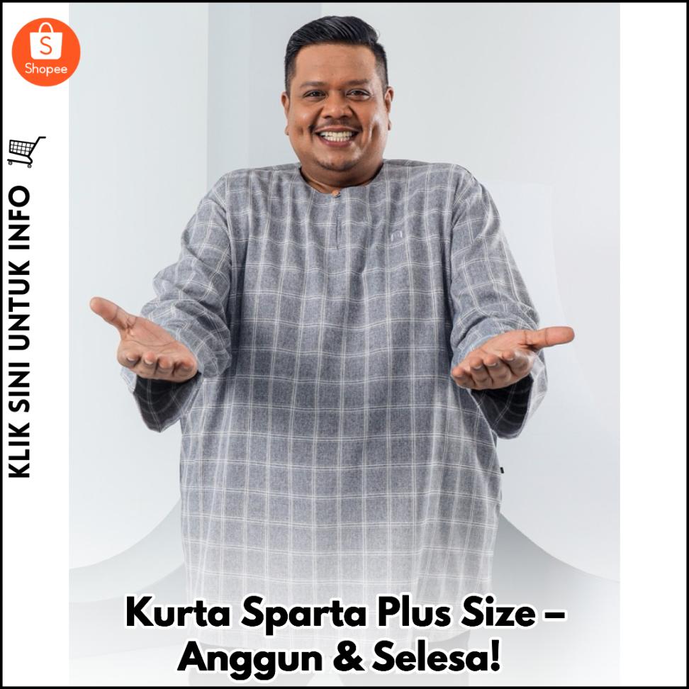 Kurta Sparta Plus Size – Anggun & Selesa!